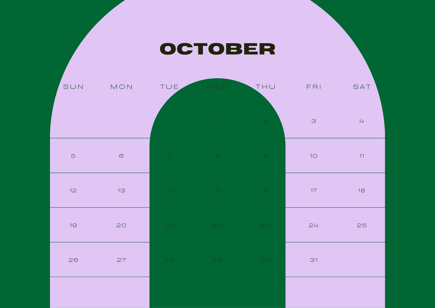 2025 Calendar